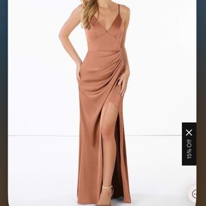 AZAZIE Shania Stretch Satin Dress